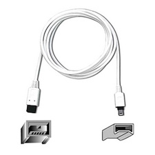 Belkin F3N403-06-APL 6 Ft. 9 Pin/4 Pin FireWire Cable
