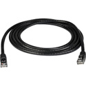 Molded UTP Cat6 Cable 24AWG 50u 25 Foot Black