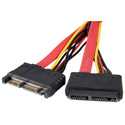 Micro SATA Male to Female Extension Cable 12 Inch