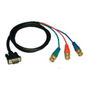 12-Pin Male to 3 BNC Cables for Component Y R-Y and B-Y