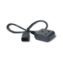 APC AP9881 Power Cord; C14 to BS1363 (UK); 0.6m