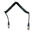 Frezzolini CC-44 Coiled 4-Pin XLR Male to 4-Pin XLR Female Power Cable 2-6 Ft.