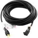 Pro Co E163-12 Black Electrical Extension Cord; 16 Gauge; 3-Conductor; 12 Ft.