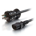 14 AWG Hospital Grade IEC Power Cord IEC320C13 to NEMA 5-15P 25 Foot