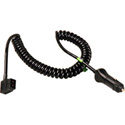 Connectronics 5ft Coiled Powertap F to Cigarette Plug Power Cable