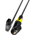 Connectronics Powertap F to Right Angle Neutrik 4-Pin XLRF Cables