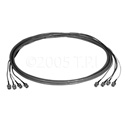 TecNec Plenum BNC Cable Assemblies - 4-Channel BNC Male To Male