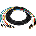 5-Channel HDTV Component Video Snake with High Conductance Silver High Definition Cable 3 Foot