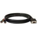 TecNec Premium VGA to 3 RCA Component Cable 6Ft