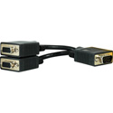 VGA Y Cable VGA Male to 2 VGA Female 6 Inches
