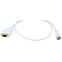 TecNec DisplayPort to VGA Cable White 3 Foot