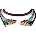 3 RCA Video 1 S-Video and 2 RCA Audio Cable