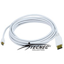 TecNec DisplayPort to Mini DisplayPort - 32 AWG - White