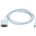 TecNec Mini DisplayPort to DVI - Male-Male - 10FT - White