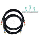 TecNec Plenum RCA Video Cable Assemblies - RCA Male To Male