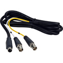 TecNec Premium SVHS 4 Pin to 2 BNC Female Breakout Cable 15Ft
