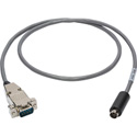 Visca Camera Control Cable 9-Pin D-Sub Male to 8-Pin DIN Male 3 Foot
