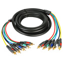 TecNec Home Theater Series HDTV RCA Component Video and RCA Stereo Audio Combo Cables