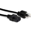 Hosa PWC-141 Power Cord IEC C13 - NEMA 5-15P 1FT