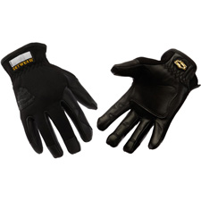 SetWear SWP-05- Pro Leather Gloves; Black