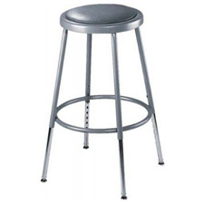 Heavy Duty Adjustable 19 Inch Steel Stool