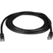 Molded UTP Cat6 Cable 24AWG 50u 25 Foot Black