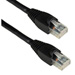 Molded UTP Cat6 Cable 24AWG 50u 50 Foot Black