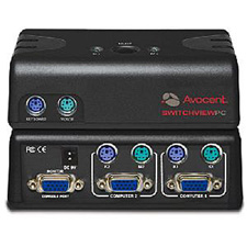 Avocent SwitchView Multimedia Desktop 2-port KVM Switch