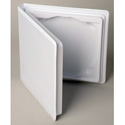 2 CD/DVD Storage Case with Literature Holder