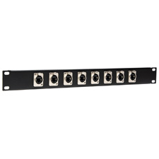 TecNec 8 Point Neutrik NE8FDP RJ45 CAT5e Feedthru Panel