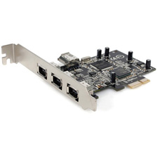 Startech PEX13943 4-Port PCI Express Firewire Adapter Card