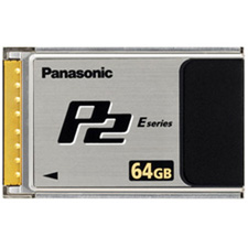 Panasonic AJ-P2E064XG 64GB E-Series P2 Solid State Memory Card