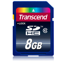 Transcend TS8GSDHC10 8 GB Secure Digital High-Capacity (SDHC) Class 10