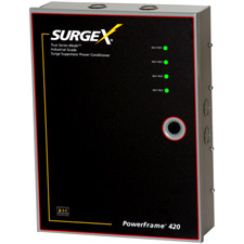 SurgeX PF-420 PowerFrame 420 Surge Eliminator and Power Conditioner - 4 Independent 20 Amp Circuits at 120 Volts