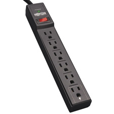 Tripp Lite TLP606B Protect It! Surge Suppressor; 6-Outlet; 6-ft Cord; 720 Joule; Black