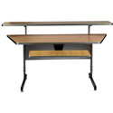 Raxxess ACD-42-56B Large Angled Center Desk