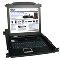 Tripp Lite B020-008-17 8-Port NetDirector Rackmount Console KVM Switch with 17in LCD