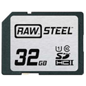 Hoodman RAWSDHC32GBU1 Raw Steel Class 10 SDHC Card - 32GB