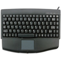 Mini PS2 Keyboard with Touchpad Black