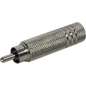 Phono (RCA) Male To 1/4in Phone Female Audio Adapter
