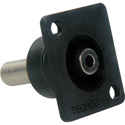 Tecnec RE-MFSBL Recessed Mini Female Stereo Feed Thru Chassis Mount Connector
