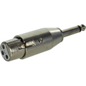 TecNec XLF-SP XLR Female to 1/4 Male Adapter