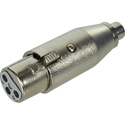 TecNec XLF-PF XLR Female to RCA Female Adapter