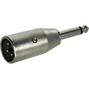 TecNec XLM-SP XLR Male to 1/4 Phone Male Adapter