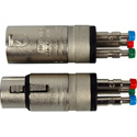 MKP-1 and MKP-2 Bodge Plug XLR To Spring Loaded Test Point Audio Adapters