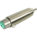 Switchcraft 321X RCA Male to XLR Female Audio Adapter