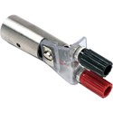 XLR To Dual Binding Post Adapters