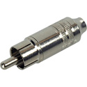 RCA (Phono) Male To 3.5mm Mini Female Audio Adapter