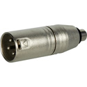 TecNec XLM-PF XLR Male to RCA Female Adapter