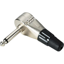Neutrik NP2RC Right Angle 2 Pole 1/4 Inch Phone Plug Cable End Nickel